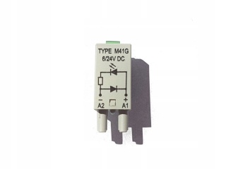 M41G moduł LED zielony 6-24VDC, polaryzacja N