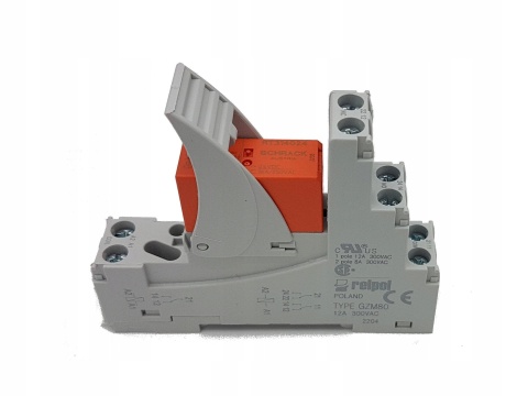 Przekaźnik 24V DC / 16A 250V AC - na szynę DIN