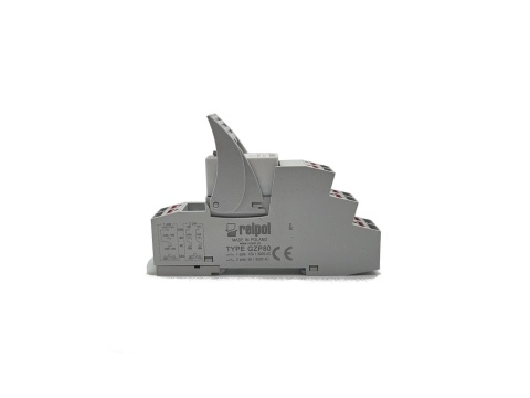 Przekaźnik 5V DC / 2 x styk 8A 250V AC - na szynę DIN z zaciskami Push-in